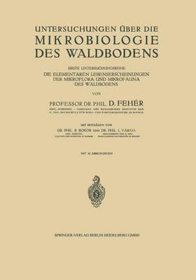 bokomslag Untersuchungen ber die Mikrobiologie des Waldbodens