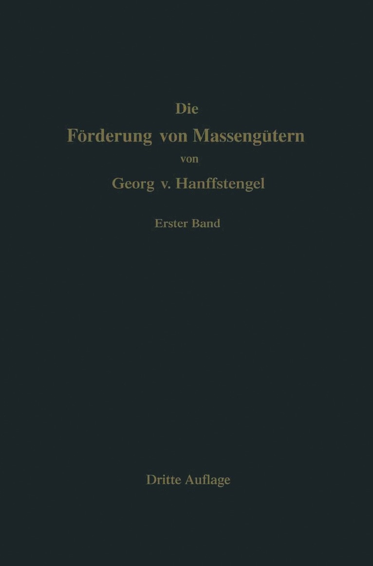 Die Förderung von Massengütern