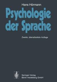 bokomslag Psychologie der Sprache