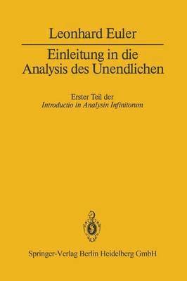 bokomslag Einleitung in die Analysis des Unendlichen