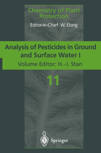 H.-J. Stan - Analysis of Pesticides in Ground and Surface Water I, Häftad
