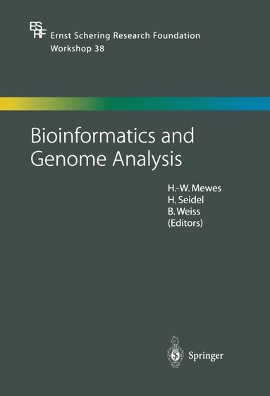 H.-W. Mewes, H. Seidel, B. Weiss - Bioinformatics and Genome Analysis, Häftad