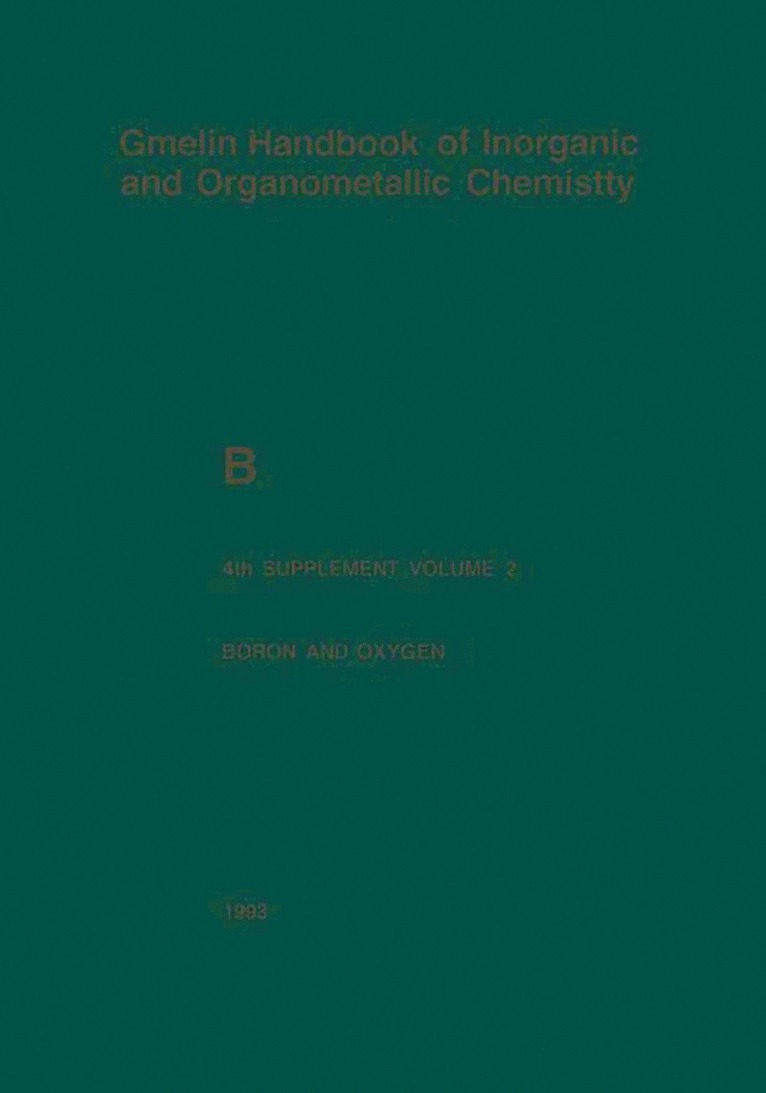 Gert Heller, Jürgen Faust, Kurt Niedenzu, Jurgen Faust - Boron and Oxygen, Häftad