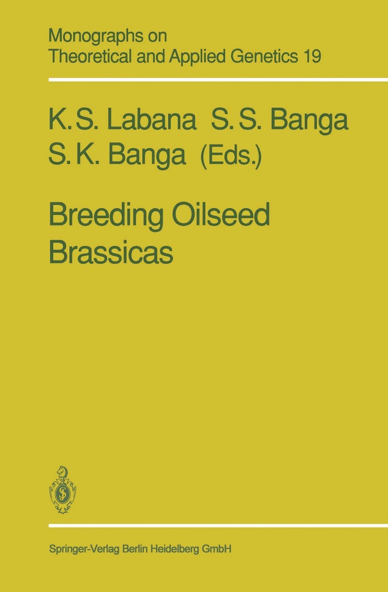 Breeding Oilseed Brassicas 1