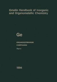 bokomslag Ge Organogermanium Compounds