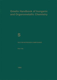 bokomslag S Sulfur-Nitrogen Compounds