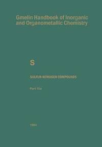 bokomslag Sulfur-Nitrogen Compounds