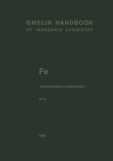 bokomslag Fe Organoiron Compounds Part B13