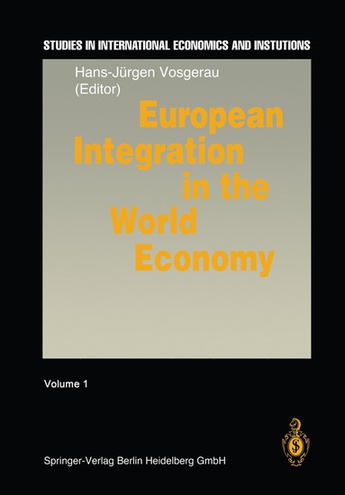 bokomslag European Integration in the World Economy