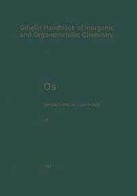 bokomslag Os Organoosmium Compounds