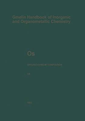 bokomslag Os Organoosmium Compounds