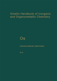 bokomslag Os Organoosmium Compounds