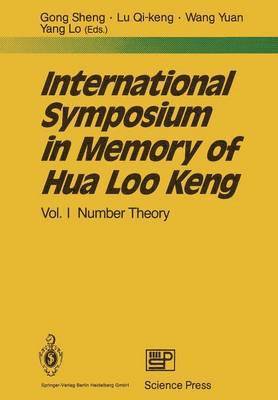 bokomslag International Symposium in Memory of Hua Loo Keng