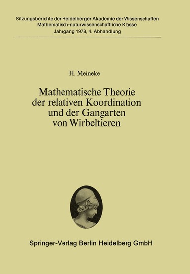 bokomslag Mathematische Theorie der relativen Koordination und der Gangarten von Wirbeltieren