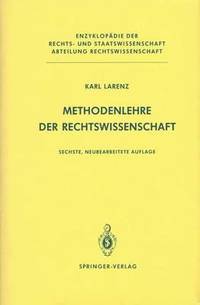 bokomslag Methodenlehre der Rechtswissenschaft