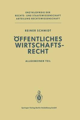 ffentliches Wirtschaftsrecht 1