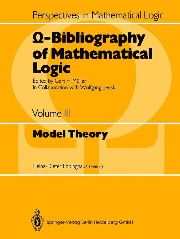 -Bibliography of Mathematical Logic 1