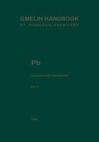 bokomslag Pb Organolead Compounds