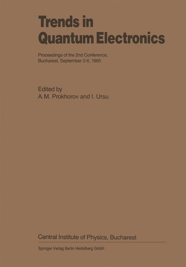 bokomslag Trends in Quantum Electronics