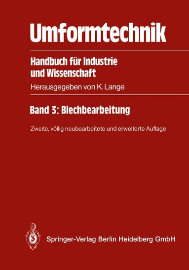 Kurt Lange, Mathias Liewald - Umformtechnik, Häftad