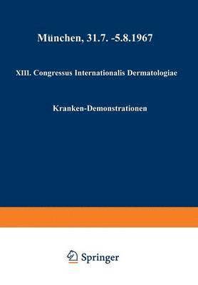 bokomslag XIII. Congressus Internationalis Dermatologiae