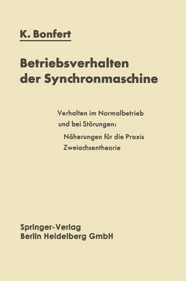 bokomslag Betriebsverhalten der Synchronmaschine