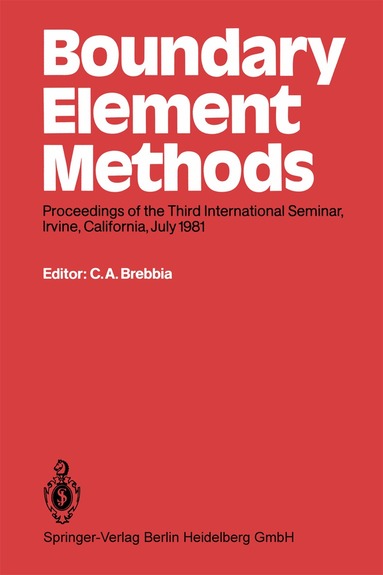 Carlos A. Brebbia - Boundary Element Methods, Häftad