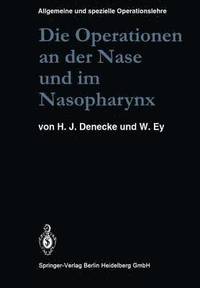 bokomslag Die Operationen an der Nase und im Nasopharynx