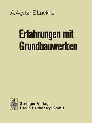 bokomslag Erfahrungen mit Grundbauwerken