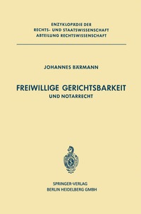 bokomslag Freiwillige Gerichtsbarkeit und Notarrecht