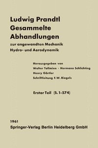 bokomslag Ludwig Prandtl Gesammelte Abhandlungen