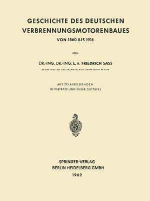 Geschichte des Deutschen Verbrennungsmotorenbaues 1