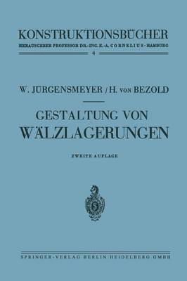 bokomslag Gestaltung von Wlzlagerungen