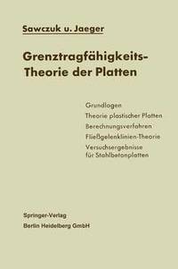 bokomslag Grenztragfähigkeits-Theorie der Platten