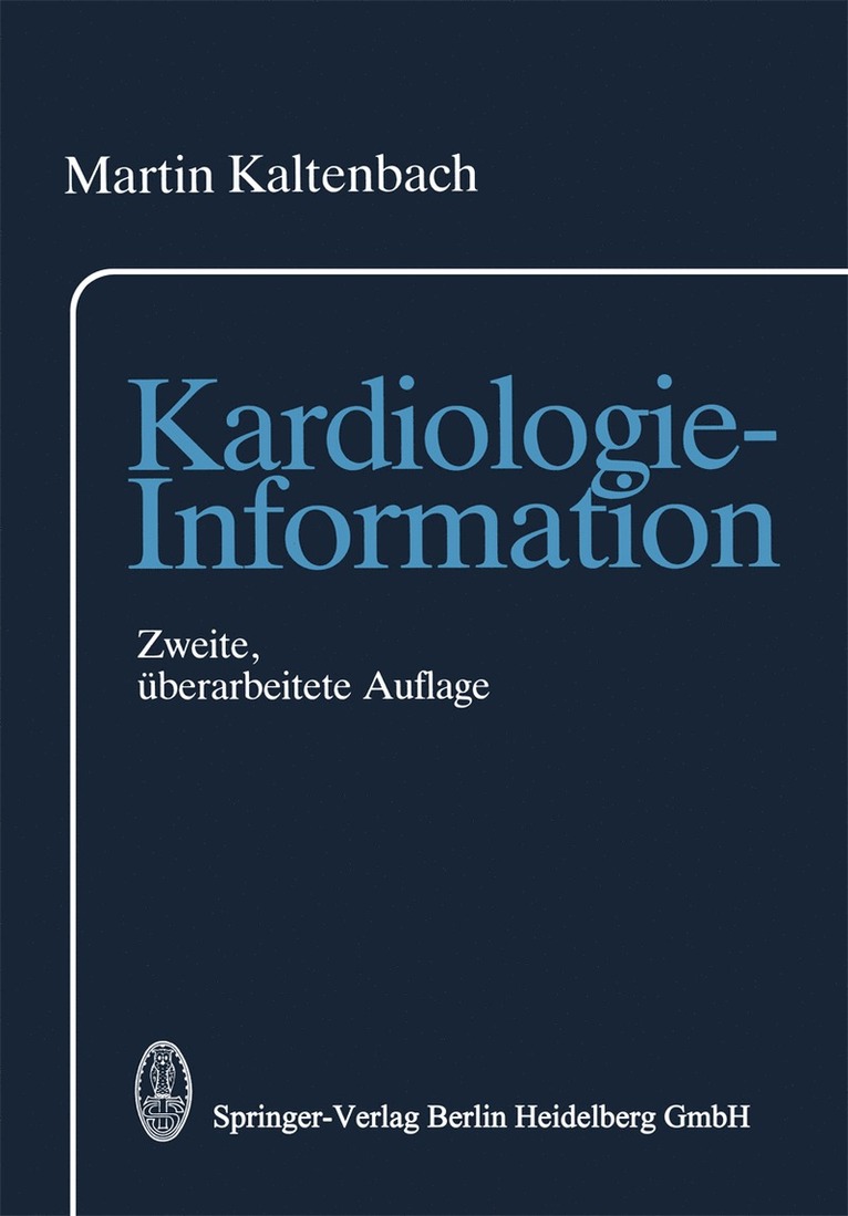 M. Kaltenbach - Kardiologie-Information, Häftad