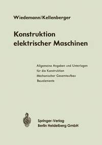 bokomslag Konstruktion elektrischer Maschinen