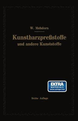 bokomslag Kunstharzpreßstoffe und andere Kunststoffe