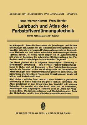 Lehrbuch und Atlas der Farbstoffverdnnungstechnik 1