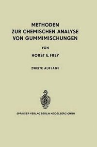 bokomslag Methoden zur Chemischen Analyse von Gummimischungen