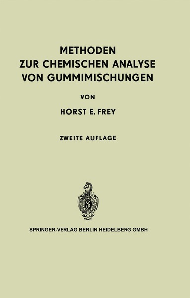 bokomslag Methoden zur Chemischen Analyse von Gummimischungen