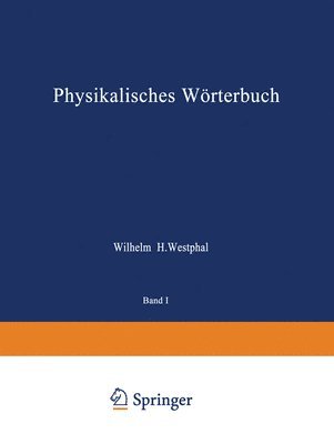 bokomslag Physikalisches Wrterbuch