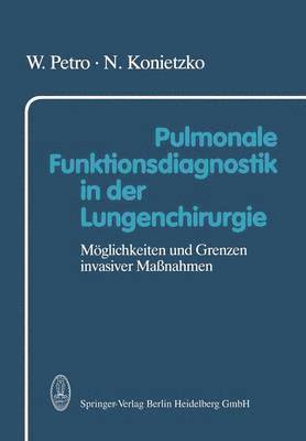 Pulmonale Funktionsdiagnostik in der Lungenchirurgie 1