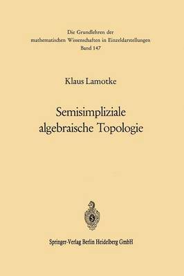 Semisimpliziale algebraische Topologie 1
