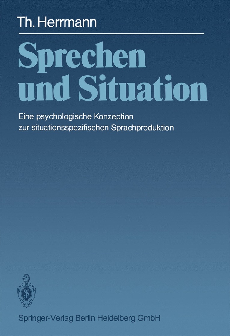 Sprechen und Situation