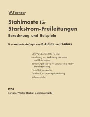 bokomslag Stahlmaste fr Starkstrom-Freileitungen