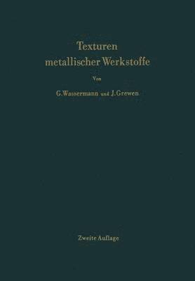 bokomslag Texturen metallischer Werkstoffe