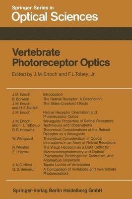 bokomslag Vertebrate Photoreceptor Optics