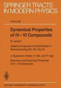bokomslag Dynamical Properties of IVVI Compounds