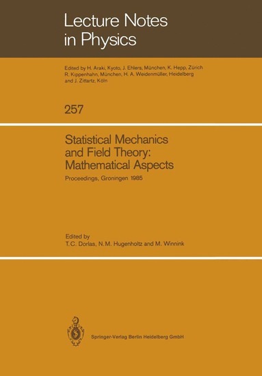 bokomslag Statistical Mechanics and Field Theory: Mathematical Aspects