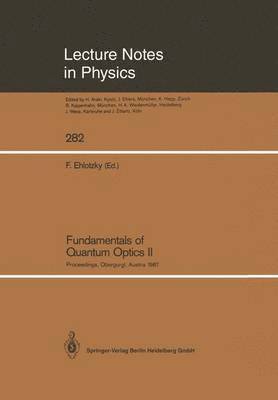 bokomslag Fundamentals of Quantum Optics II